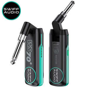 SWIFF AUDIO瑞孚WS70无线音频发射接收器 乐器电吉他贝斯充电音频连接器 瑞孚无线收发器WS-70