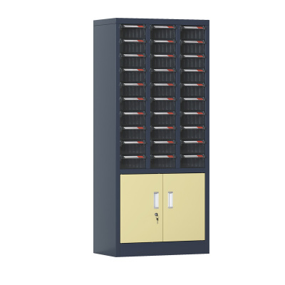 臻远 ZYLJG-W103 零件柜抽屉式工具柜电子元件柜螺丝柜物料柜 30抽透明无门加工具柜大号