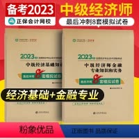 中级经济师[经济基础+金融知识和实务]最后冲刺8套试卷 [正版]中级经济师2023年题库考试用书历年真题零基础必刷100