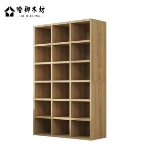 哈御木坊可定制双柱双面书架可拆装900*450*2000mm/组