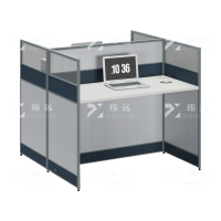 臻远 ZYGW-020职员桌办公桌屏风工作卡位 对坐双人位