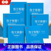 楷书速成全套6本 [正版]楷书练字帖成人练字控笔训练笔画笔顺字帖练字秘籍速成初中生入门高中生成年钢笔楷书正楷字帖女生字体