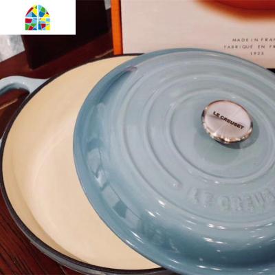 珐琅铸铁锅厨房家用煮锅炖肉锅汤锅火锅 多色可选 FENGHOU 粉色(26cm)