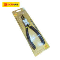 波斯(BOSI)精品挡圈钳(9"/225mm穴弯)把