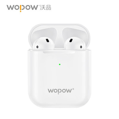 沃品 升级版TWS蓝牙耳机AirBass-白色