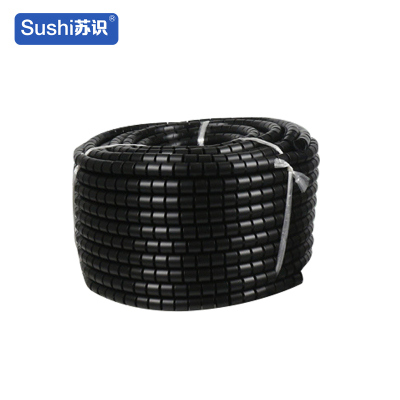 苏识 8mm*6m 缠绕管保护套 电线理线器 (计价单位:包) 黑色