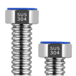 高杨茂诺 不锈钢波纹管带螺帽6分 10CM 根