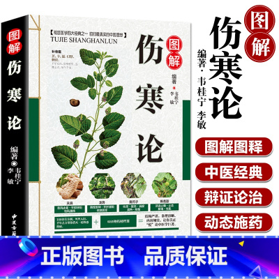 [正版]伤寒论张仲景原著全集图解伤寒杂病论白话文全解 中医养生书籍大全医学全书 中医古籍出版社零基础学中医基础知识自学