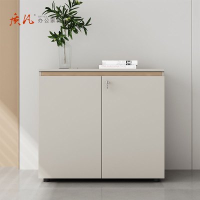 苏宁 质凡 办公家具 矮柜文件柜木质档案柜办公储物柜 800*400*800mm