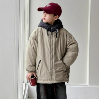 男童棉服外套冬装新款男孩中大童棉服棉袄儿童加厚棉衣冬季潮