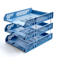 晨光 M&G 三层文件盘 ADM94743 长330mm宽250mm高250mm (蓝色) 个