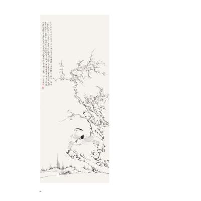 花鸟白描图谱 中国画素材库李国民编绘白描线描花鸟画谱工笔画白描底稿中国画艺术线描写生创作临摹画册线描画集安徽美术