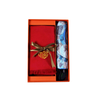 伊伊爱 WJYXD2401255围巾折伞礼盒套装