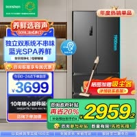容声[离子净味Pro]509L法式多门电冰箱风冷无霜双循环一级变频家用节能BCD-509WD18MP