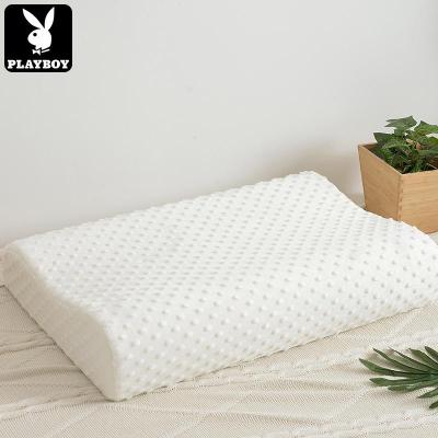 花花公子（PLAYBOY）慢回弹波点记忆枕护颈枕芯单人枕头记忆棉枕可脱卸四季枕