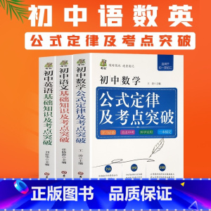 [正版]考拉 随时随地速查速记 初中数学+语文+英语公式定律及考点突破3本套装 适用于初一至初三 学习直击中考科学实用