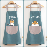 [补贴10%]长袖围裙女家用厨房防水防油专用餐饮工作服新款网红秋冬罩衣围腰