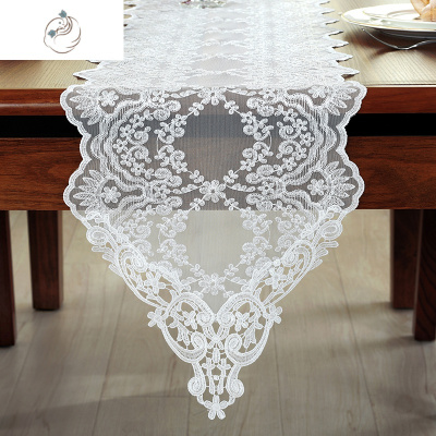 现代简约桌旗茶几旗美式桌巾北欧电视柜桌布白色蕾丝餐桌布装饰巾舒适主义