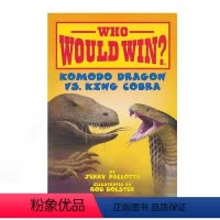 [巨蜥VS眼镜王蛇]单册 [正版]6-10岁学乐英语分级绘本猜猜谁会赢系列之动物主题科普12册 Scholastic W