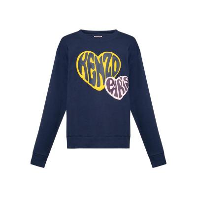 高田贤三(Kenzo)纯棉长袖圆领卫衣男时尚印花休闲百搭运动套头衫