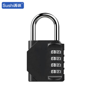 苏识 ZCB434黑 四位密码锌合金 密码锁挂锁 (计价单位:个) 黑色