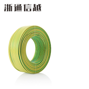 浙通信越 电线 国标塑铜线 单芯股 BV 4 /米 多色 100米/盘