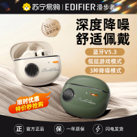 EDIFIER/漫步者Retro Pro2真无线蓝牙耳机入耳式主动降噪游戏花再男女生新款 云岩白