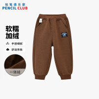 [新品5折价:69元]铅笔俱乐部童装2025年冬装新品男小童长裤儿童加绒加厚裤子宝宝束脚裤