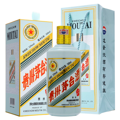 贵州茅台酒 53度兔年生肖纪念酒500mL单瓶装酱香型白酒