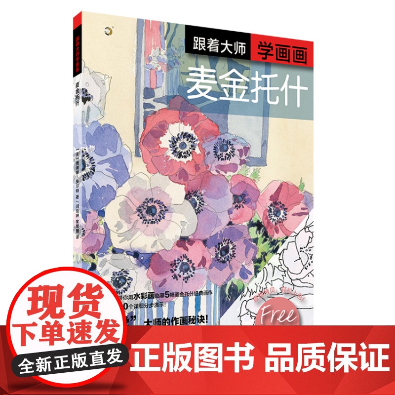 跟着大师学画画麦金托什 西方绘画技法经典教程 水彩 英 费奥娜皮尔特 上海书画出版社