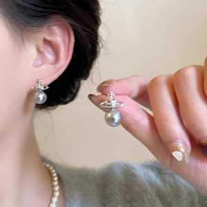 气质韩版小众高级感珍珠银针耳钉女时尚精致轻奢日常百搭耳环饰品送女朋友老婆情人节七夕生日礼物