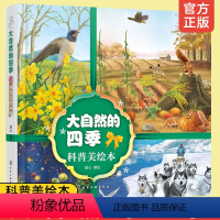 [正版]精装唯美大绘本 大自然的四季 科普美绘本3-6-8岁儿童幼儿园小学生一二年级课外阅读四季科普绘本季节变化动植物