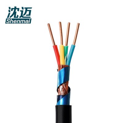 沈迈 铜芯铠装电缆 ZR-KVVP22-450/750V-4*2.5平方 /米