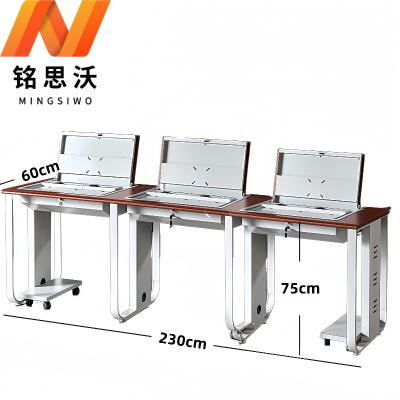 铭思沃多媒体学习电脑桌A03张