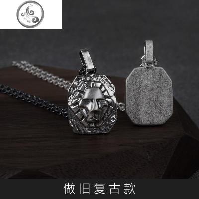 囚徒狮子座项链男女纯银925学生简约设计小众气质潮吊坠文艺嘻哈 JiMi
