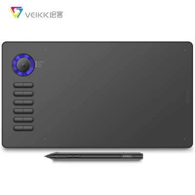 绘客（VEIKK）T70手绘板数位板8192级压感电磁压感10*6英寸手写板电脑绘画板绘图电子输入指绘板可连接手机