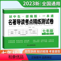 名著导读测试卷[七年级] 初中通用 [正版]2023名著导读考点精练初中测试卷七八九年级中考789初一二三名著导读考点精