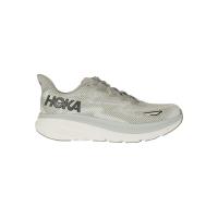 HOKA ONE ONE织物运动鞋圆头系带休闲跑步鞋男灰