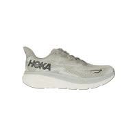 HOKA ONE ONE织物运动鞋圆头系带休闲跑步鞋男灰