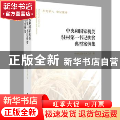 正版 中央和国家机关驻村第一书记扶贫典型案例集 中央和国家机