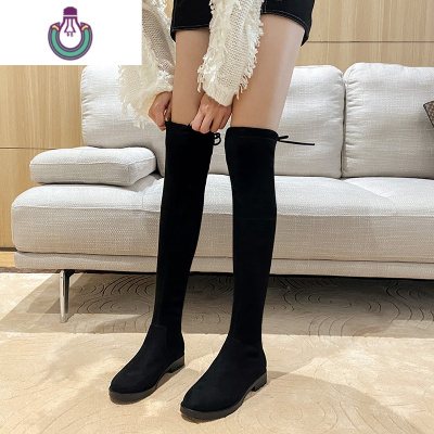 FISHBASKET冇牌好货-长靴女过膝靴2020新款高筒长筒靴女靴子双11靴子