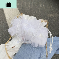 网红仙女小包包2020夏天新款韩版链条单肩斜挎包时尚百搭水桶包潮NEW LAKE女士单肩包