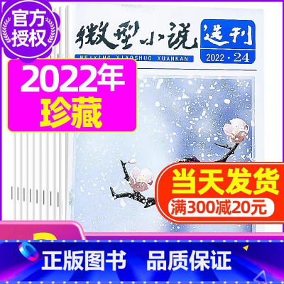B[特价处理]2022年共2本打包 [正版]微型小说选刊杂志2023年/2024年1-12月全年/半年订阅/2022年打