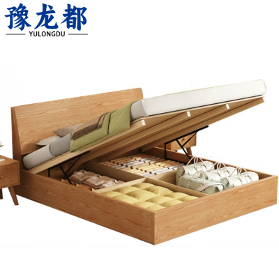 豫龙都高箱床实木张