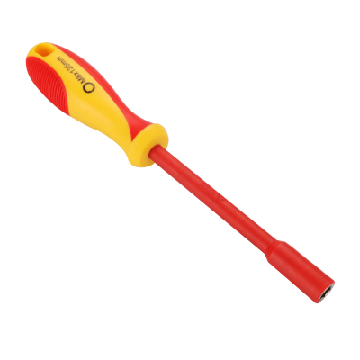 高松 takama VDE双色绝缘耐压带孔帽螺丝批125*4mm v431204