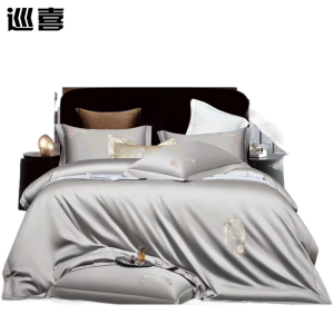 巡喜 100支纯色长绒棉四件套 200X230cm(套)