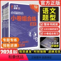 山东版 语文整本书阅读 [正版]2024新版高考必刷题分题型强化语文小卷组合练整本书阅读古诗文理解性默写72篇新高考全国