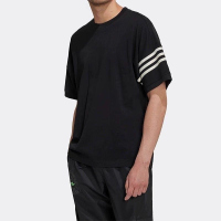 ADIDAS阿迪达斯三叶草短袖T恤运动休闲舒适针织圆领男装HM1875 D