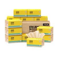 斑布(BABO)系列3层130抽面巾纸本色抽纸18包DBCR130E18-1