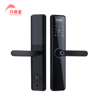 凡帝亚智能门锁 FDY-F06(指纹、密码、刷卡、钥匙)铝合金、显示屏和门铃